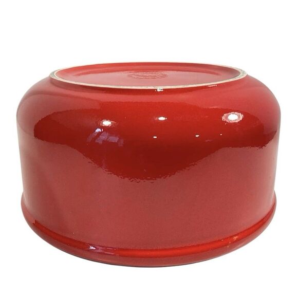 Waechtersbach Germany Large Red Cherry Serving Salad Mixing Bowl 9" Vintage - Picture 4 of 9